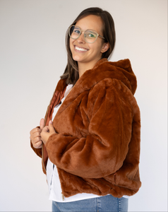 Jas met kap Camel