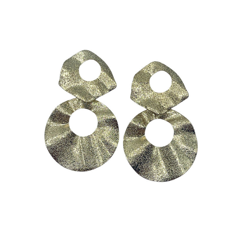 Zilver oneven oorringen