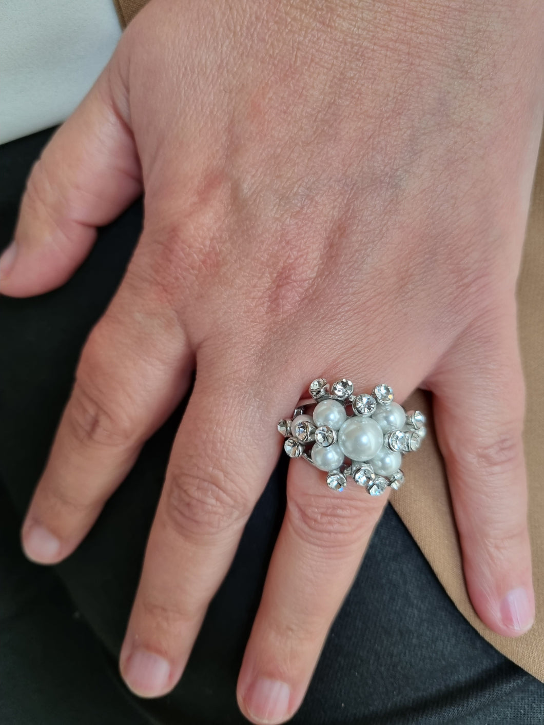Zilver met verschillende parels