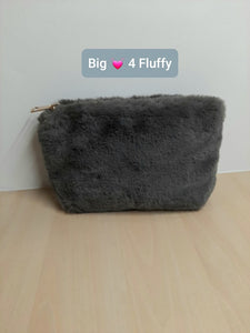 Toilettasje Fluffy - Muisgrijs